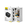 Dudao A35Pro 35W EU / UK / AUS / US / JP utazó adapter 3x USB-C 2x USB-A - fekete
