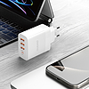 Dudao A5HEU hálózati töltő 3x USB-A 1x USB-C PD20W - fehér
