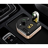 Dudao FM Transmitter Bluetooth autós töltő MP3 3.1 A 2x USB fekete (R2Pro fekete)