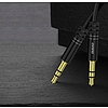 Dudao hosszú nyújtható kábel AUX mini jack 3,5 mm-es rugó 150 cm fehér (L12 fehér)