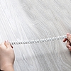 Dudao hosszú nyújtható kábel AUX mini jack 3,5 mm-es rugó 150 cm fehér (L12 fehér)
