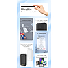 Dudao K10 10000mAh 2.4A külső akkumulátor 2 x USB-A - fekete