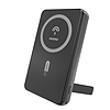 Dudao K14S+ 10000mAh 20W USB-A / USB-C / MagSafe külső akkumulátor állvánnyal - fekete