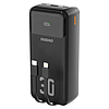 Dudao K15MAX 30000mAh PD 22.5W külső akkumulátor beépített kábelekkel - fekete