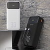 Dudao K15MAX 30000mAh PD 22.5W külső akkumulátor beépített kábelekkel - fekete