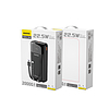 Dudao K15Pro Power Bank 20000mAh 22.5W PD USB-C / USB-A / Beépített Lightning és USB-C kábelek - fekete