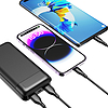 Dudao K18-1W 10000mAh USB-A / USB-C / Micro USB külső akkumulátor - fekete