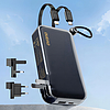 Dudao K25 2in1 10000mAh 3 csatlakozós külső akkumulátor töltő - szürke