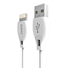 Dudao kábel USB / Lightning kábel 2,4A 1m fehér (L4L 1m fehér)