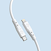 Dudao kábel, USB Type C kábel - Lightning 6A 65W PD fehér (TGL3X)