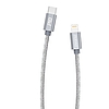 Dudao kábel USB Type C kábel - Lightning Power Delivery 45W 1m szürke (L5Pro szürke)