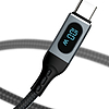 Dudao kábel USB Type C - USB Type C gyorstöltés PD 100W 1m fekete (L7MaxC)