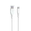 Dudao kábel USB - USB Type C 6A kábel 1 m fehér (TGL3T)