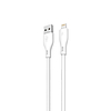 Dudao L2L USB-A / Lightning 3A kábel 2m - fehér