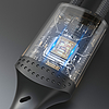 Dudao L3CC USB-C - USB-C 60W 2m fonott kábel - fekete