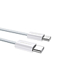 Dudao L6C USB-C - USB-C PD 30W kábel 2m - világoskék