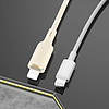 Dudao L7SL USB-A - Lightning 5A kábel 1m - bézs