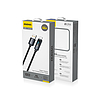 Dudao L7T USB-A - USB-C 66W kábel LED kijelzővel 1m - fekete
