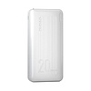 Dudao powerbank 20000 mAh Power Delivery 20 W Quick Charge 3.0 2x USB / USB Type C fehér (K12PQ + fehér)