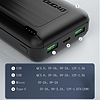 Dudao powerbank 20000 mAh Power Delivery 20 W Quick Charge 3.0 2x USB / USB Type C fehér (K12PQ + fehér)