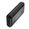 Dudao powerbank 20000 mAh Power Delivery 20 W Quick Charge 3.0 2x USB / USB Type C fekete (K12PQ + fekete)
