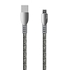 Dudao USB fonott kábel - micro USB 5 A 1 m szürke (L3PROM szürke)