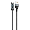 Dudao USB kábel - USB Type C gyorstöltés PD 66W 1m fekete (L7Max)