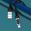 Dudao USB kábel - USB Type C gyorstöltés PD 66W 1m fekete (L7Max)