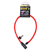 Dunlop - Kábel, lopásgátló kerékpárzár piros (8711252029252RED)