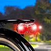 Dunlop kerékpár hátsó lámpa K-mark 3LED 2xAAA (tartozék)