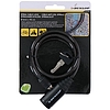 Dunlop - Kulcsos spirál biciklizár fekete (E8711252082585_BLACK)