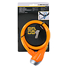 Dunlop - Kulcsos spirál biciklizár narancssárga (E8711252075648_ORANGE)