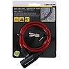 Dunlop - Kulcsos spirál biciklizár piros (E8711252082585_RED)