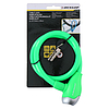 Dunlop - Kulcsos spirál biciklizár zöld (E8711252075648_GREEN)