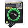 Dunlop - Kulcsos spirál biciklizár zöld (E8711252082585_GREEN)