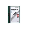 Durable Duraclip klipmappa A4 átlátszó előlap, zöld kapacitás 60 lapig 25 db / doboz DARABÁR!