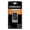 Duracell fali töltő USB, 2.1A, fekete (DRACUSB3-EU)