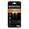 Duracell USB-C kábel Lightning 1m-hez, fekete (USB9012A)