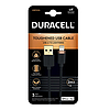 Duracell USB-C kábel Lightning 2m-hez, fekete (USB7022A)