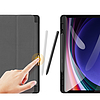 Dux Ducis Domo Samsung Galaxy Tab S9 FE tok állvánnyal - fekete