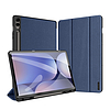 Dux Ducis Domo tok Samsung Galaxy Tab S10 Plus/S9 Plus/S9 FE Plus készülékhez, kék