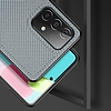 Dux Ducis Fino nylon anyaggal borított tok Samsung Galaxy A72 4G szürke színhez