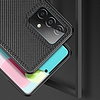 Dux Ducis Fino tok nylon anyaggal bevonva Samsung Galaxy A72 4G fekete