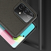 Dux Ducis Fino tok nylon anyaggal bevonva Samsung Galaxy A72 4G zöld színhez
