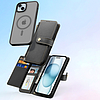 Dux Ducis Lawa bőr tok iPhone 15-höz - fekete