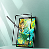 Dux Ducis Naad papírszerű matt képernyővédő fólia Samsung Galaxy Tab S10 FE Plus-hoz - fekete kerettel
