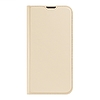 Dux Ducis Skin Pro Bookcase típusú tok iPhone 13 Pro-hoz arany színű