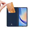 Dux Ducis Skin Pro tok Samsung A35 5G-hez, fedéllel - kék