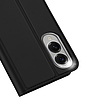 Dux Ducis Skin Pro tok Samsung Galaxy S25 Edge-hez kihajtható és kártyatartós készülékhez - fekete