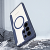Dux Ducis Skin X Pro tok Samsung Galaxy S25 Ultra készülékhez MagSafe-fel és pénztárcával - kék